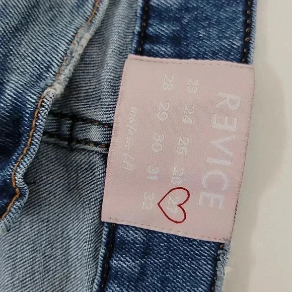 Revice Straight Leg Distressed Jeans - Picture 9 of 13